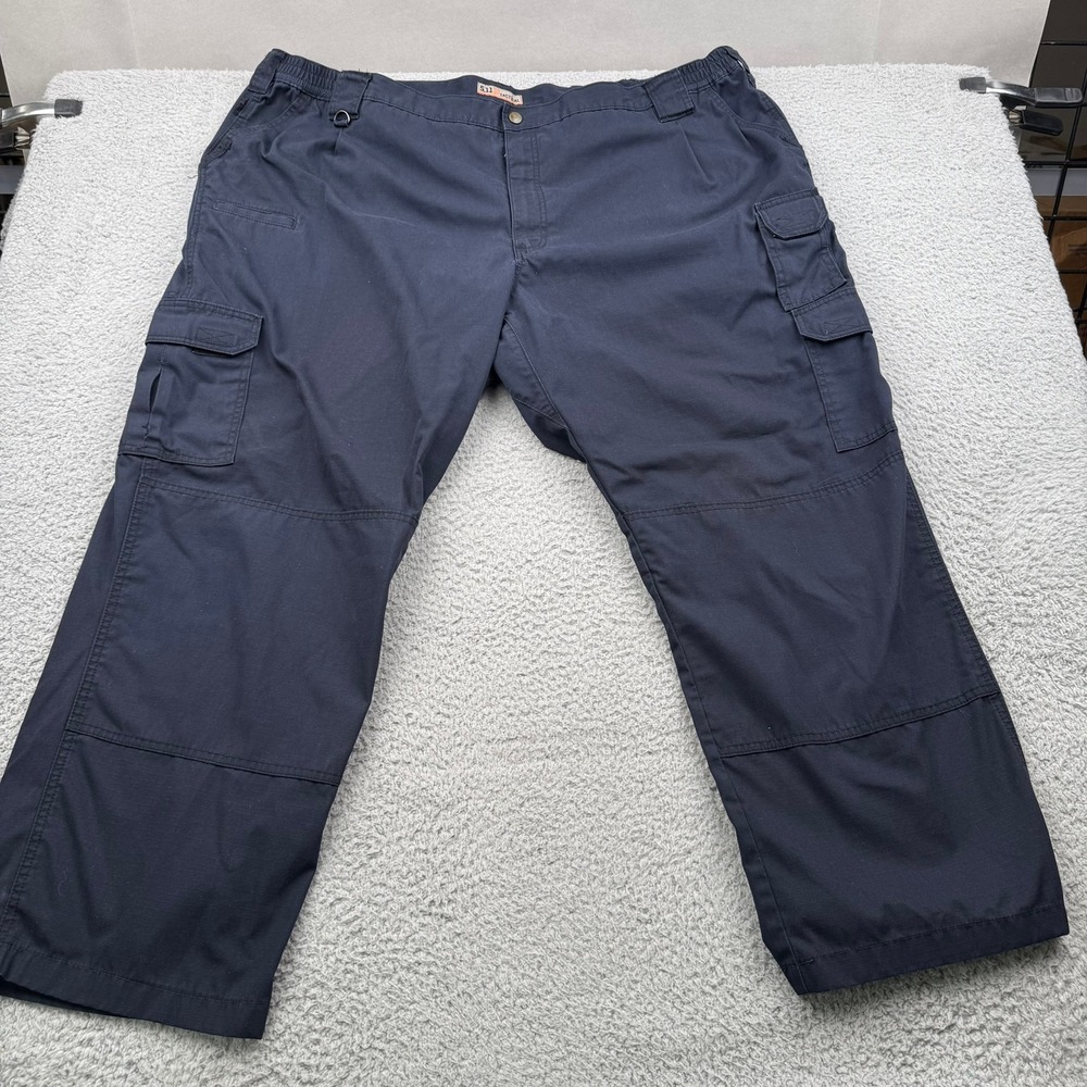 5.11 Tactical Cargo Pants Mens 54 x 30 Dark Navy Ripstop Multi-Pocket 74273L